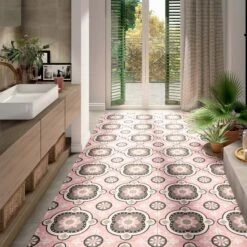 Hanoi Rose Patterned Tile 8 Hanoi Rose Patterned Tile -Decor Surface Shop 1