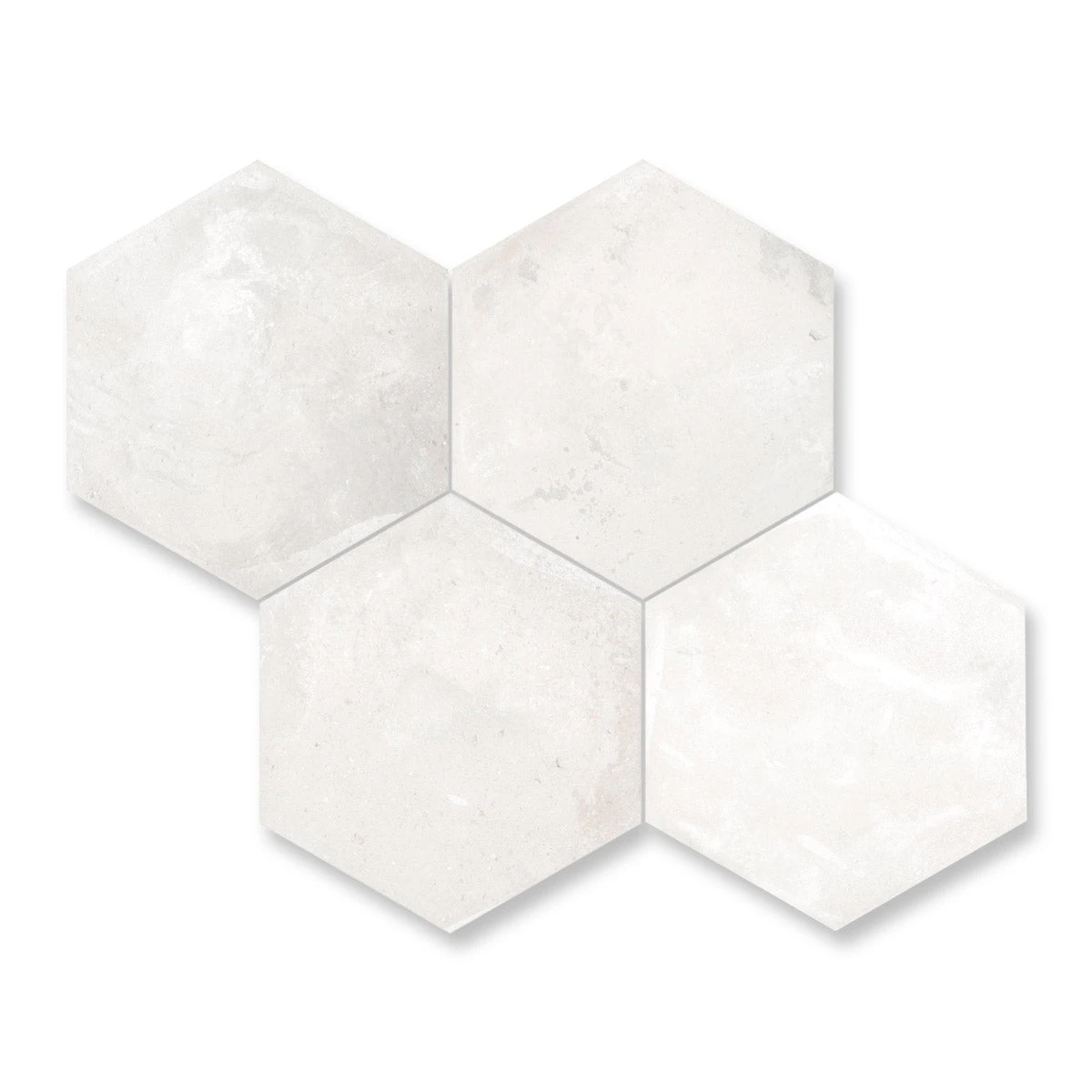 Croft White Hexagon Tile 2 Croft White Hexagon Tile - Image 2