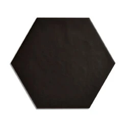 Mono Black Hexagon Tile