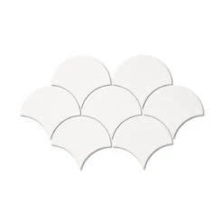 Drops White Wall Tile