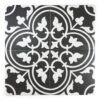 Abbey Decor Black Floor Tile