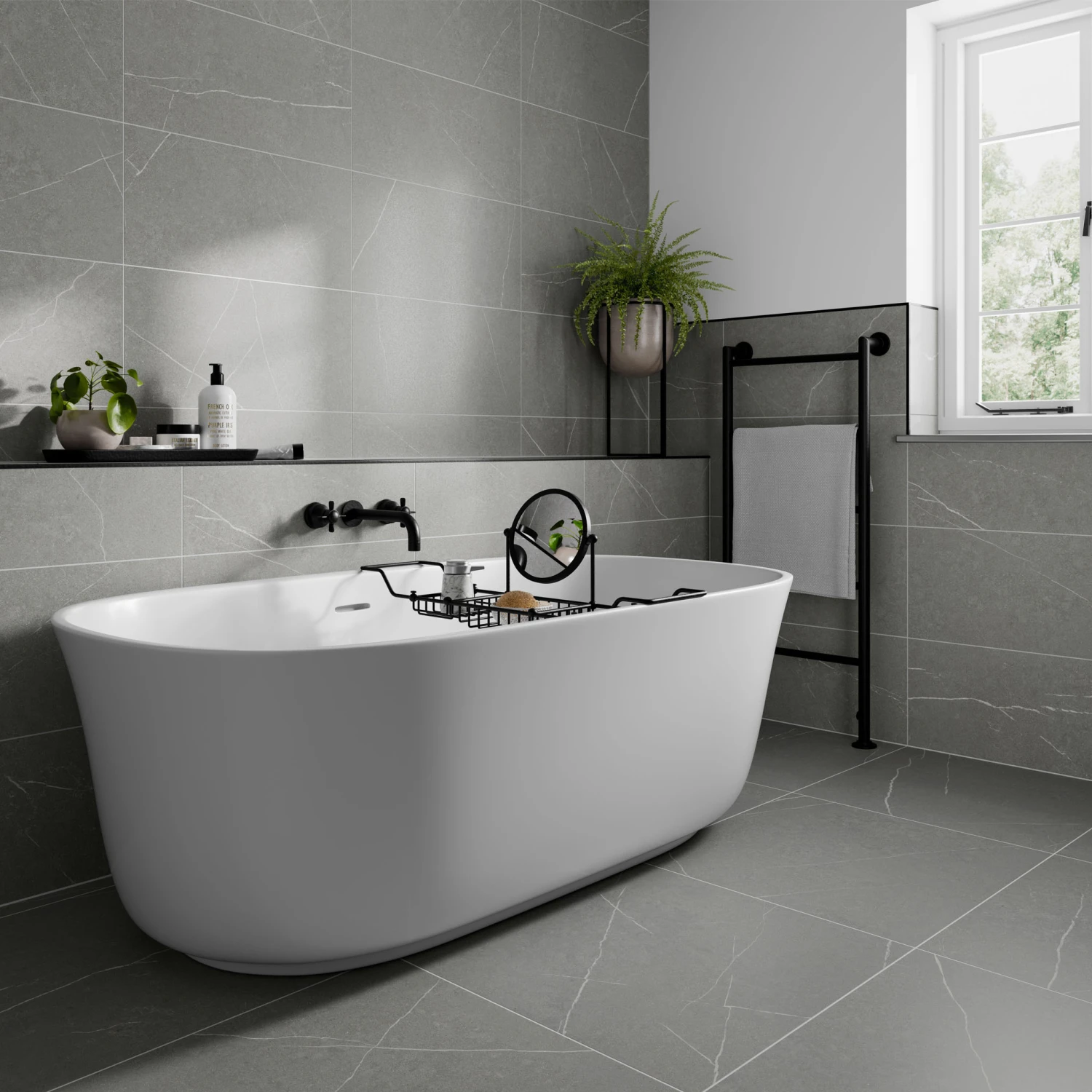 Amalfi Grey Tile 1 Amalfi Grey Tile