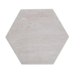 Atrium Grey Hex Hexagon Tile -Decor Surface Shop AtriumGreyHexSingle