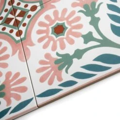 Carnaby Pink Patterned Tile 7 Carnaby Pink Patterned Tile -Decor Surface Shop Carnaby Pink 12 40514b85 3f3c 4e8e 8222 e82e151bd81c