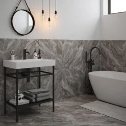 Destiny Grey Polished Tile -Decor Surface Shop Destiny Grey Polished 60x120 03