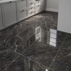Destiny Midnight Polished Tile -Decor Surface Shop Destiny Midnight Polished 60x120 04