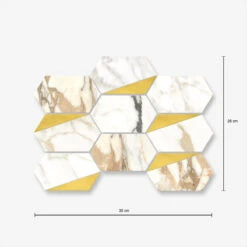 Divine Gold Mosaic Tile 9 Divine Gold Mosaic Tile -Decor Surface Shop Divine Gold Mosaic 02