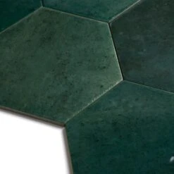 Dwell Emerald Hex Tile -Decor Surface Shop Dwell Emerald Hex 02 afe6d689 aed3 47dd a5ba 96ee2200c889