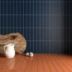 Fluted Denim Plain Wall Tile -Decor Surface Shop Flute Denim Plain 03