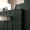 Fluted Emerald Decor Wall Tile