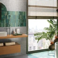 Folk Green Wall Tile 9 Folk Green Wall Tile -Decor Surface Shop Folk Green 04