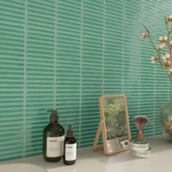 Glacé Turquoise Kit Kat Tiles