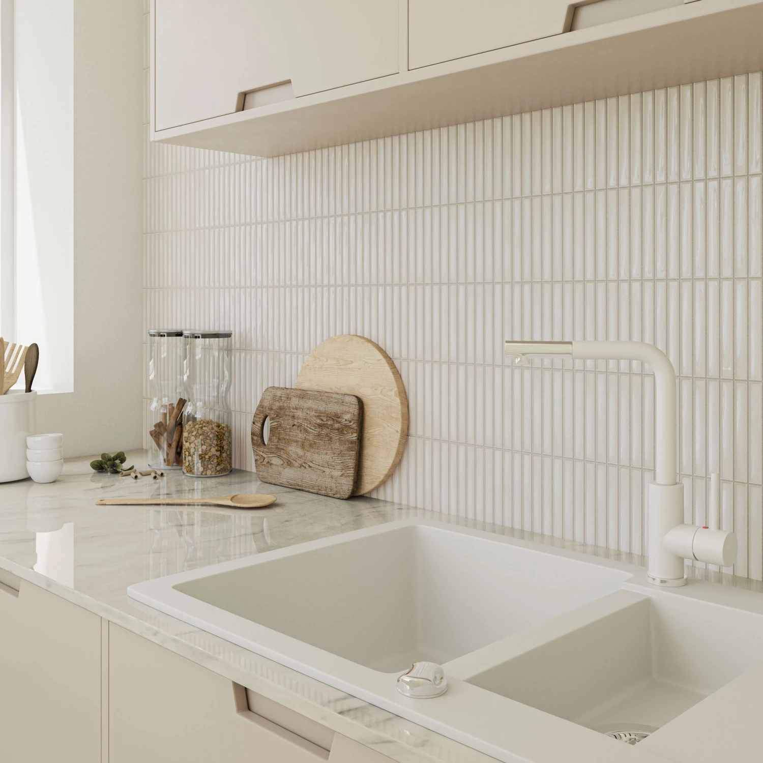 Glacé White Kit Kat Tiles 2 Glacé White Kit Kat Tiles - Image 2