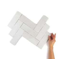 Harper White Wall Tile -Decor Surface Shop Harper White 05