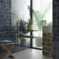 Heath Blue Wall Tile -Decor Surface Shop Heath Blue 06