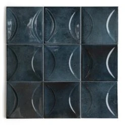 Heath Blue Decor Wall Tile