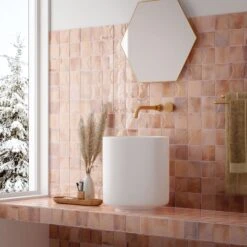 Heath Pink Wall Tile -Decor Surface Shop Heath Pink 06