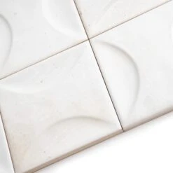 Heath White Decor Wall Tile -Decor Surface Shop Heath White Decor 11