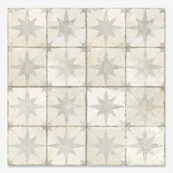 Heritage Star White Patterned Tile 9 Heritage Star White Patterned Tile -Decor Surface Shop Heritage Star White 03