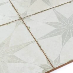Heritage Star White Patterned Tile 7 Heritage Star White Patterned Tile -Decor Surface Shop Heritage Star White 05