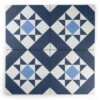 Melville Blue Patterned Tile
