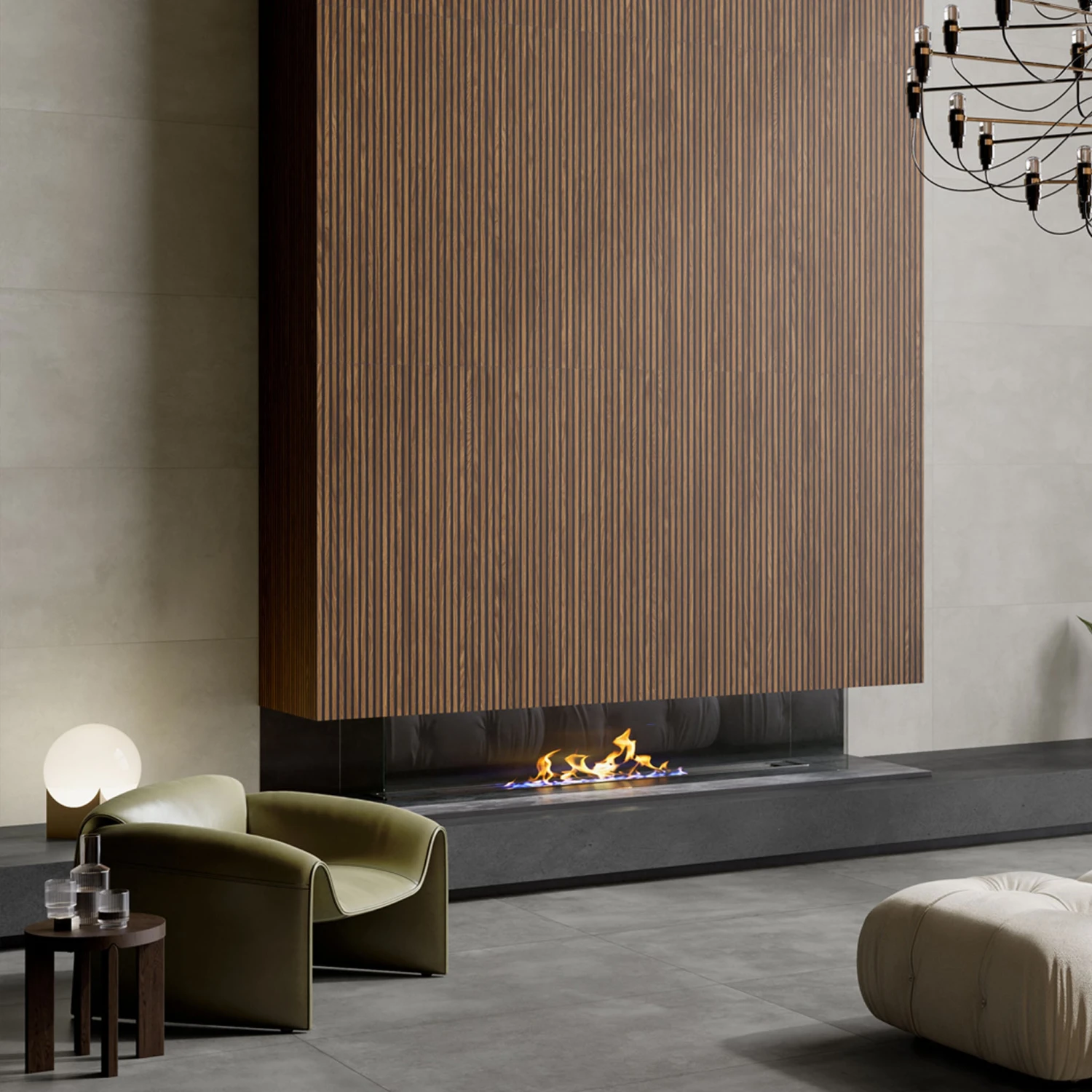 Kinfolk Walnut Slat Wood Wall Tile 3 Kinfolk Walnut Slat Wood Wall Tile - Image 3