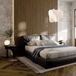 Kinfolk Walnut Slat Wood Wall Tile 7 Kinfolk Walnut Slat Wood Wall Tile -Decor Surface Shop Japandi Walnut 04