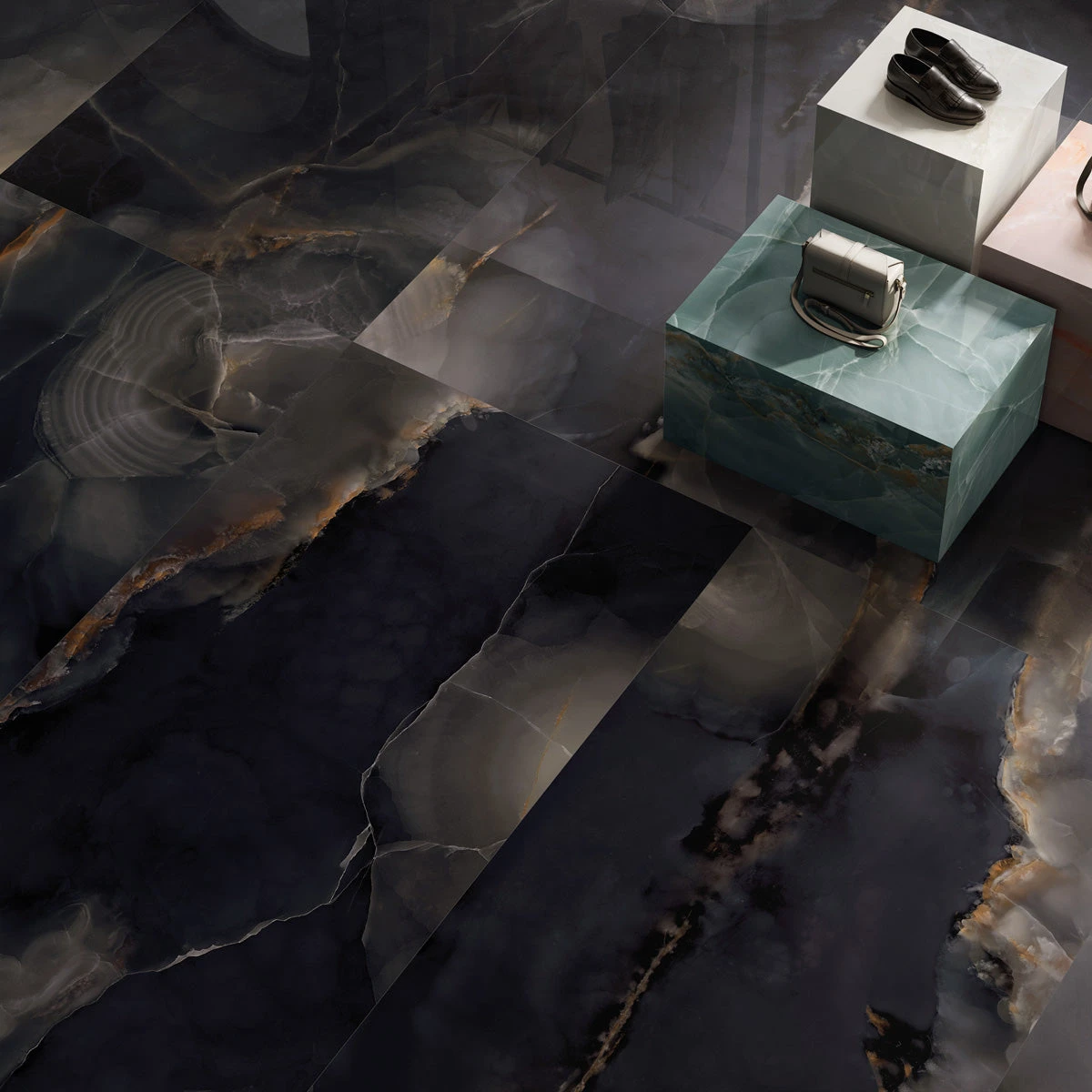 Jewel Onyx Black Tile 1 Jewel Onyx Black Tile