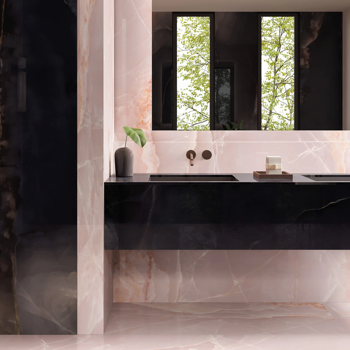 Jewel Onyx Pink Tile 5 Jewel Onyx Pink Tile - Image 5