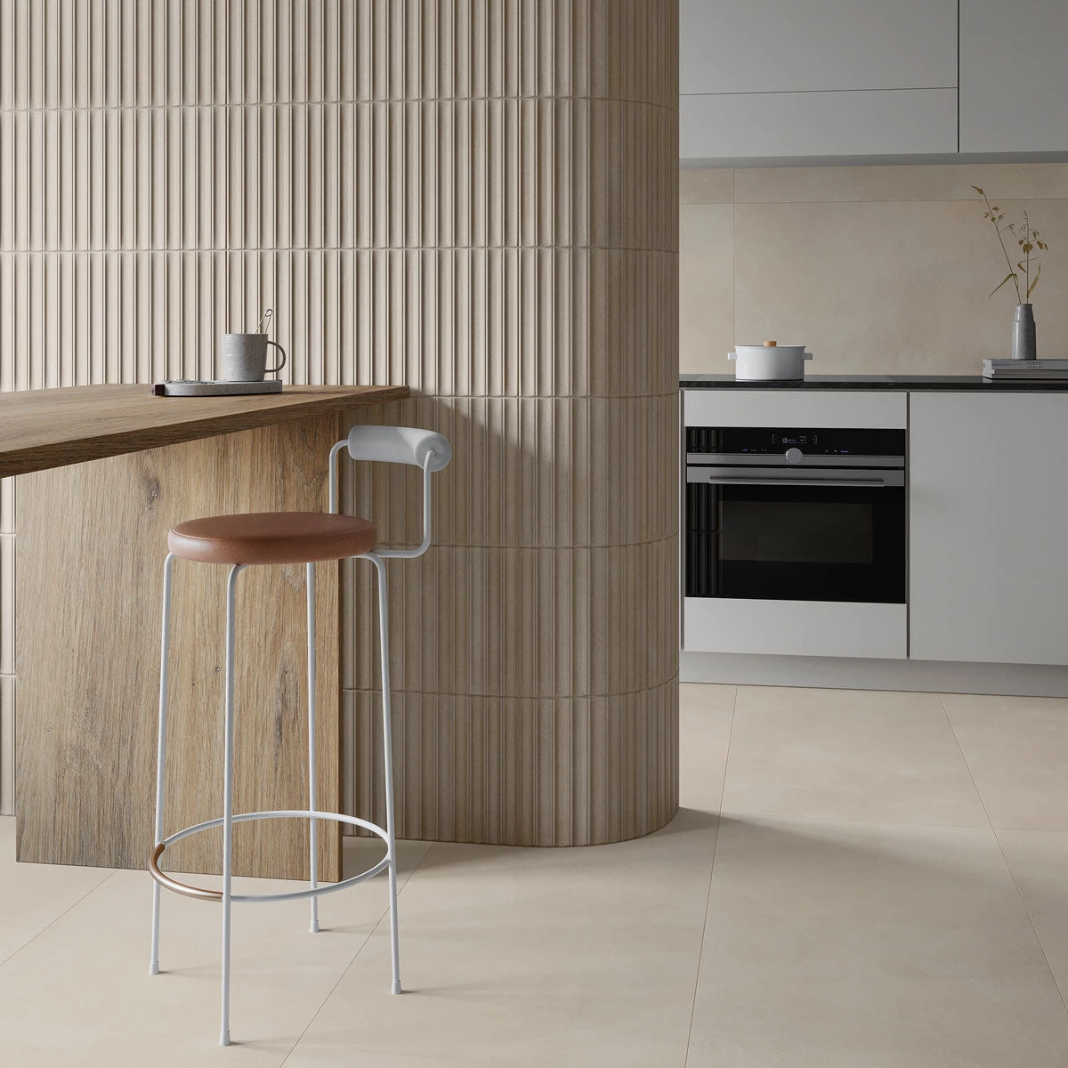 Locke Almond Decor Tile 3 Locke Almond Decor Tile - Image 3