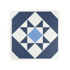 Melville Blue Patterned Tile -Decor Surface Shop Melville Blue 02