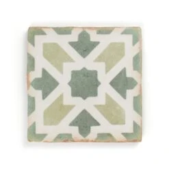 Moorish Verde Patterned Tile 7 Moorish Verde Patterned Tile -Decor Surface Shop Moorish Verde 03