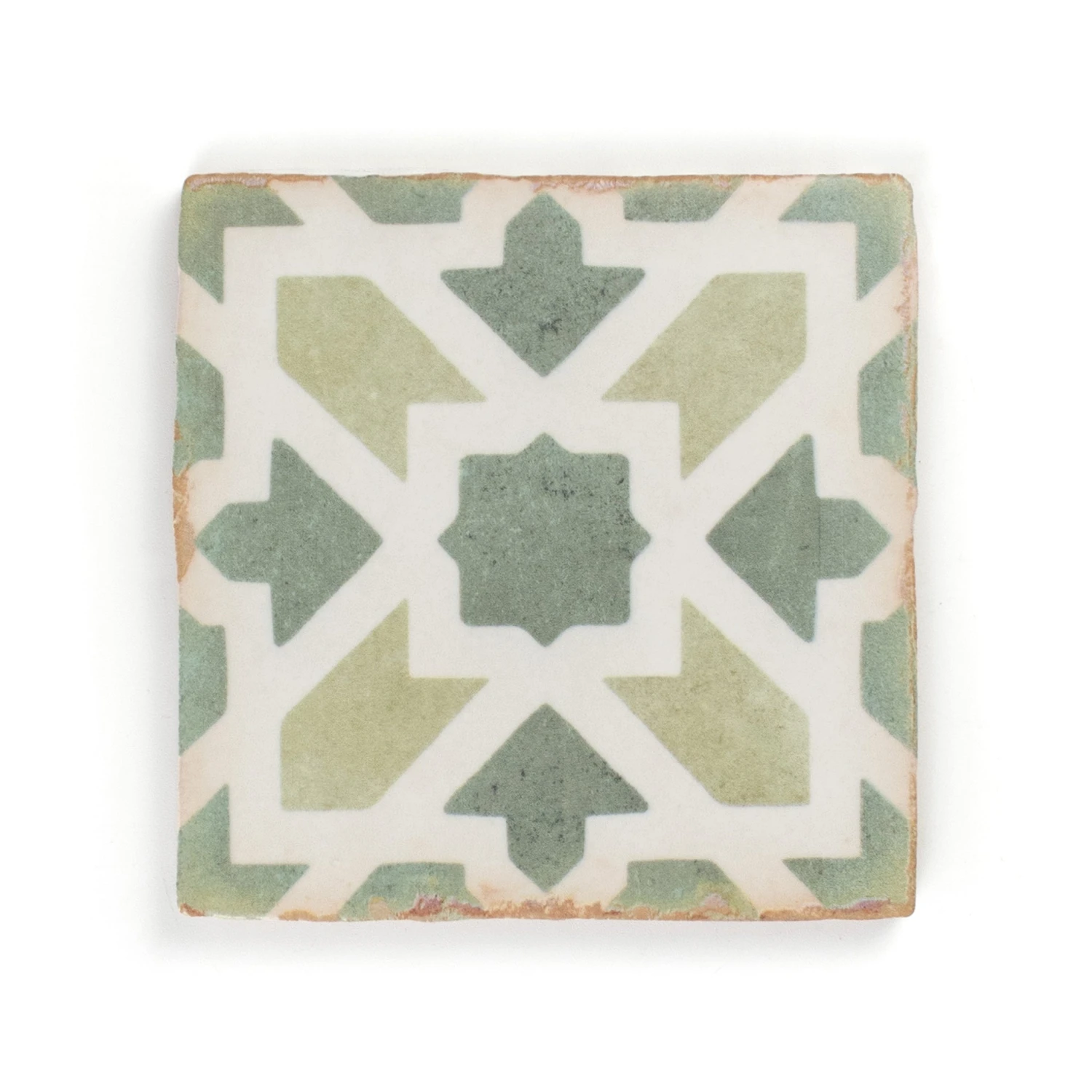 Moorish Verde Patterned Tile 4 Moorish Verde Patterned Tile - Image 4