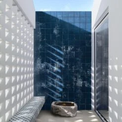 Nancy Blue Wall Tile 11 Nancy Blue Wall Tile -Decor Surface Shop Nancy Blue 03