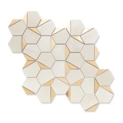 Onice Beige Mosaic Tile -Decor Surface Shop OniceBeigeMosiacSet