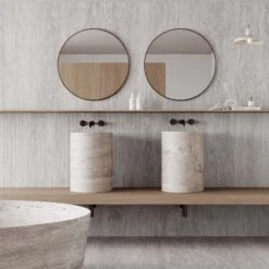 Pantheon Silver Fluted Tile -Decor Surface Shop Pantheon Silver Decor 06