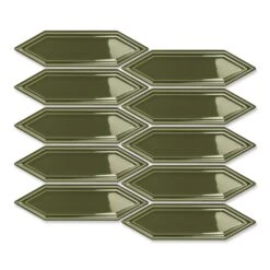 Picket Green Mosaic Tile