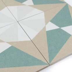 Rosetta Green Patterned Tile -Decor Surface Shop Rosetta Green 16 9828efc6 d349 484f a98b caf683463e50