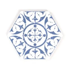 Seville Persian Blue Hexagon Tile 11 Seville Persian Blue Hexagon Tile -Decor Surface Shop Seville Persian Blue 06