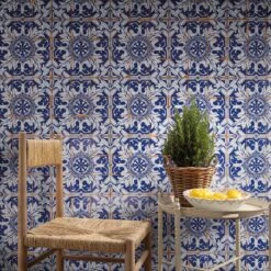 Sintra Blue Patterned Tile -Decor Surface Shop Sintra Blue 01