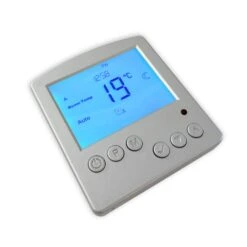 Snug Button Press Thermostat Silver