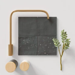 Starburst Nero Terrazzo Tile -Decor Surface Shop Starburst Nero 03