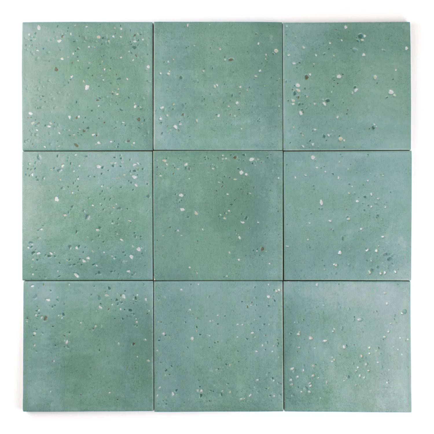 Starburst Teal Terrazzo Tile 1 Starburst Teal Terrazzo Tile