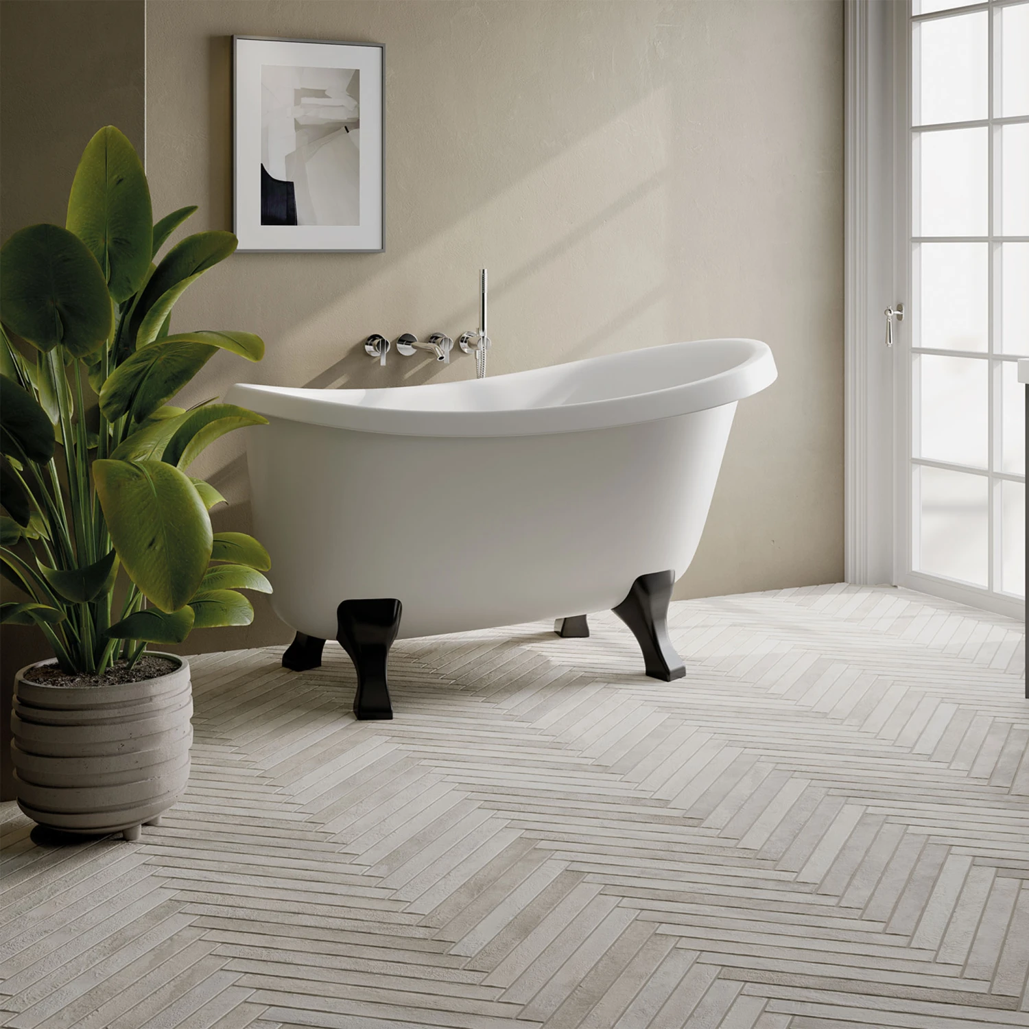 Tribeca White Tile 6 Tribeca White Tile - Image 6