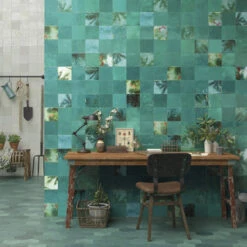 Zellige Teal Wall Tile -Decor Surface Shop apsote 3