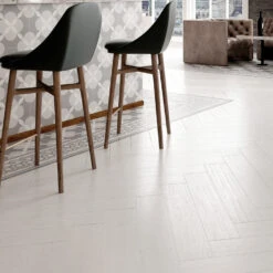 Artisan White Wood Effect Tile