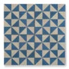 Medina Blue Triangles Patterned Tile