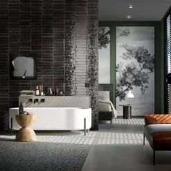 Dwell Black Tile -Decor Surface Shop dwell black 2