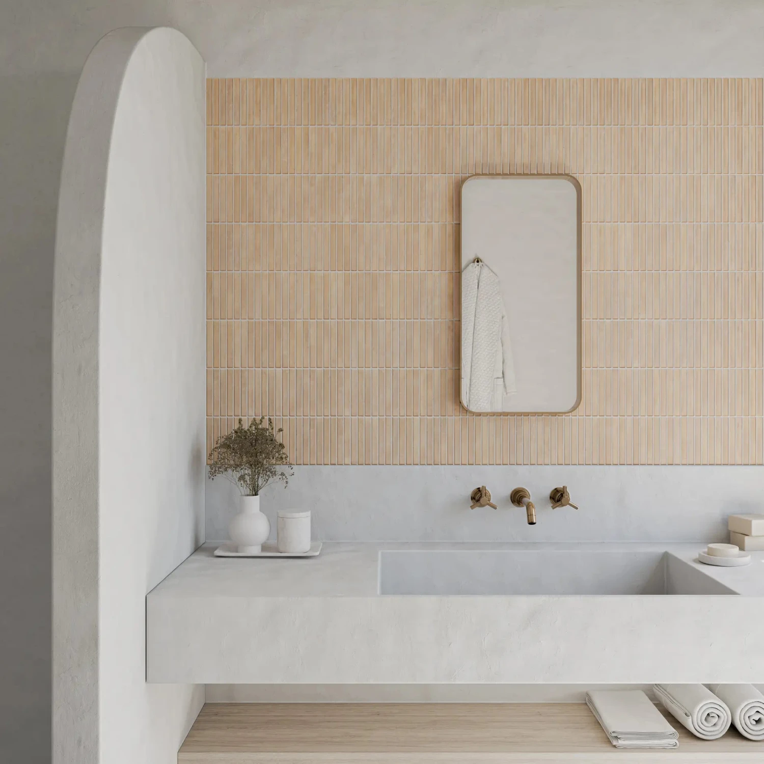 Glacé Terracotta Kit Kat Tiles 2 Glacé Terracotta Kit Kat Tiles - Image 2