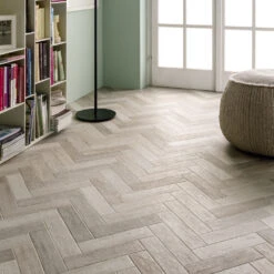 Herringbone White Wood Effect Tile 8 Herringbone White Wood Effect Tile -Decor Surface Shop herringbone white 1